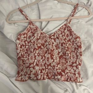 Floral Strap Top